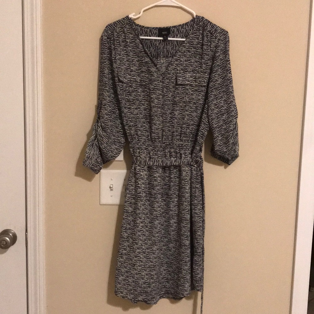 Black and white dress
